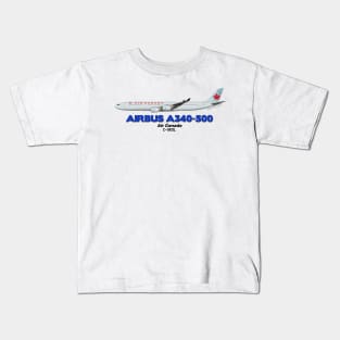 Airbus A340-500 - Air Canada Kids T-Shirt